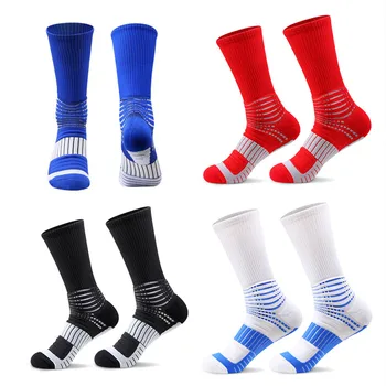 Нови велосипедни чорапи, високо качество на компресия чорапи, мъжки и женски футболни чорапи, баскетболни професионални чорапи за бягане на открито