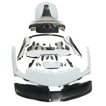 Обичай бодикит от фибростъкло или полууглеродистого влакна в стила на Миша, предна броня, капак, задна броня, опашката перка за Ferrari 488 GTB