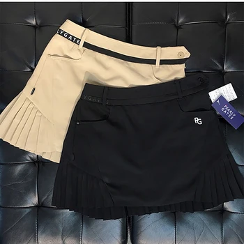 Облекло за голф, Женски Нови Летни къси Панталони, Поли, Дамски Плиссированная пола свободно размери, Здрава спортна пола с високо качество