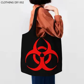 Печат на лого на корпорация Umbrella Biohazard, Чанта за пазаруване, Множество Холщовая чанта за Пазаруване, чанта за фотограф