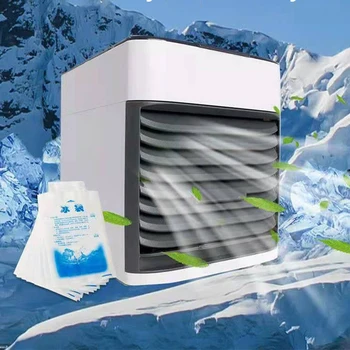 Преносими вентилатори-охладители С Водно климатик, Мини-вентилатор С 3 скорости на Тих Личен охладител на въздуха Тенис на Охлаждащ вентилатор