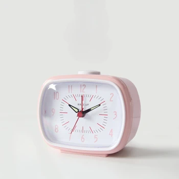 Розово alarm clock Япония и Южна Корея сладък мързелив alarm clock креативната мода детска спалня цифров нощно шкафче за студенти