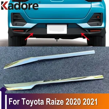 Тампон на задна броня за Toyota Raize 2020 2021, Хромирани тампон на задна броня, автоаксесоари за подреждане