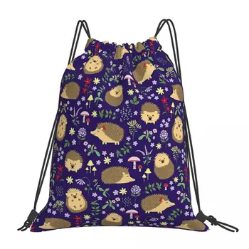 Таралежи на магьосниците purple гората, раница, преносими чанти от съвсем малък, спортна чанта от съвсем малък, за студенти-пътници