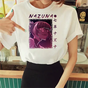 Тениска Call of the Night, дамски тениски Y2K, летни тениски с изображение на манга за момичета, градинска облекло y2k