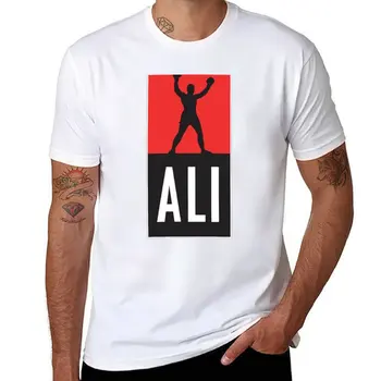 Тениска на Мохамед АЛИ, тениска оверсайз, реколта дрехи, бързосъхнеща тениска, тениска за момче, обикновена тениски, мъжки