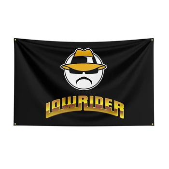 Флаг Лоурайдеров 3X5 фута, банер за състезателен автомобил с принтом от полиестер За декор, банер за украса на хартата, банер за хартата