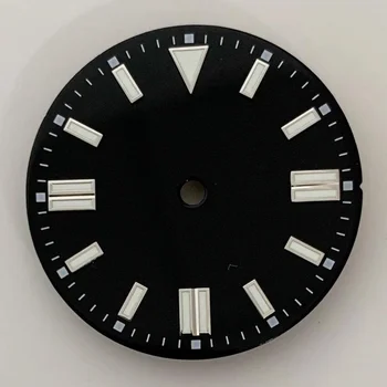 Циферблат часа 28,5 мм, Зелен Светещ Знак с Циферблат За Часа NH35/ETA2836/8215 Механизъм за Подмяна на указателни Табели с дата На Часовника Аксесоари