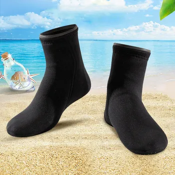 Чорапи Унисекс за гмуркане, чорапи за подводен риболов, зимни топли плажни чорапи, неопренови нескользящие чорапи, преносими, лесни за практикуване на водни спортове